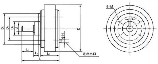 磁粉制动器安装图